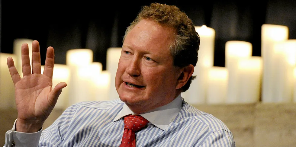 Australian billionaire Andrew 'Twiggy' Forrest