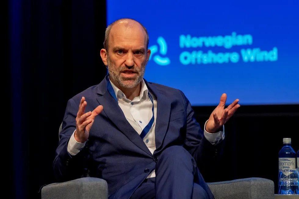 Ivar Slengesol, chair of Norwegian Offshore Wind