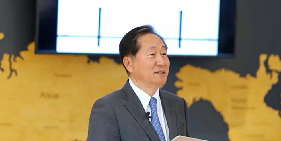 Myoung Woo Lee, CEO of South Korean giant Dongwon, parent of Starkist and other major seafood operations worldwide.