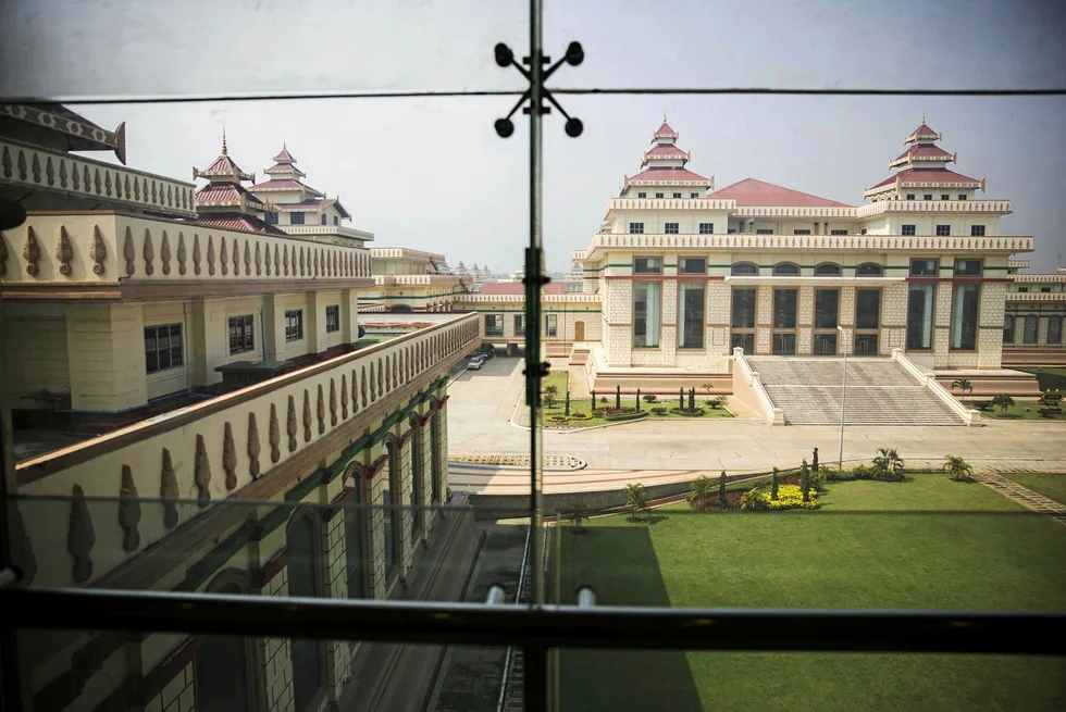 Terms: Myanmar's parliament in Naypyidaw