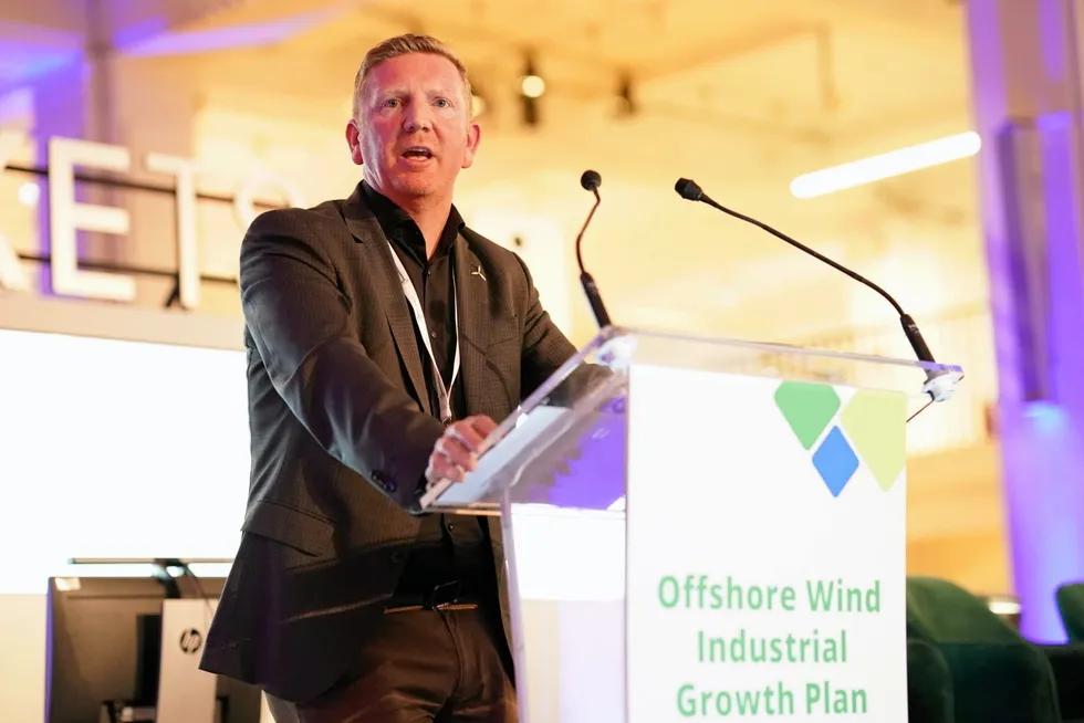 RenewableUK chief Dan McGrail was speaking at an event last year.