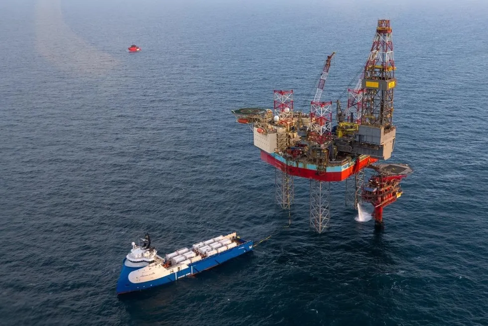 Offshore location of Greensand CCS project in Denmark