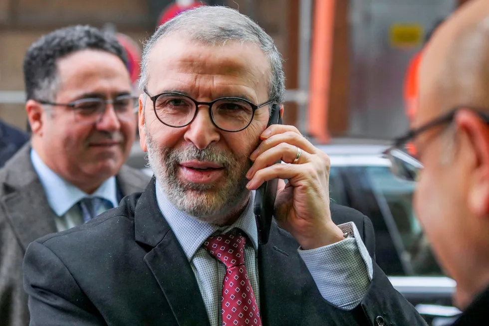 Call for investors: Mustafa Sanalla, chairman of Libya's National Oil Corporation