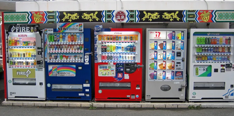 Vending machines are an institution in Japan, known for their creative flair. Now one company is using them to sell frozen whale meat.