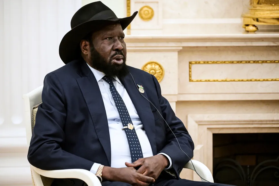 South Sudan President Salva Kiir.