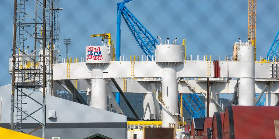 Norway Royal Salmon's offshore farming concept. As new farming methods develop, an advanced equipment sector will become critical to the success of the projects.