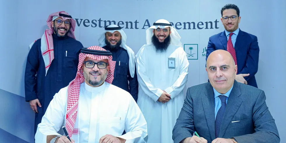 Pure Salmon has inked an agreement with the Saudi government to develop a $500 million land-based salmon farm.