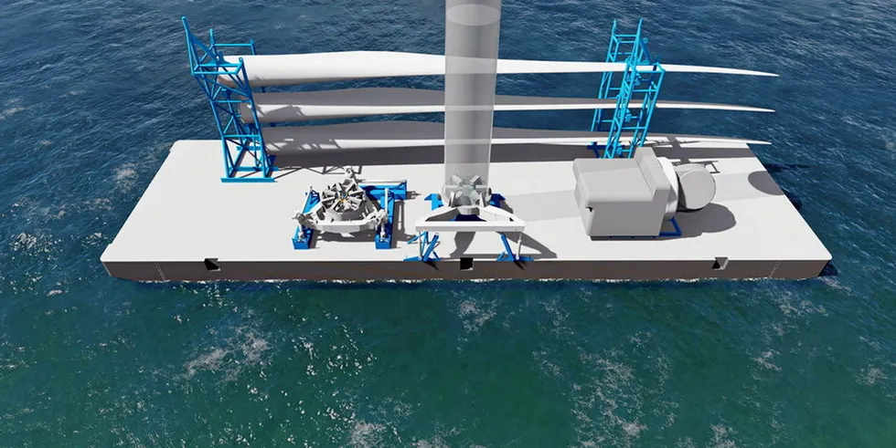 . Barge Master BM Feeder.