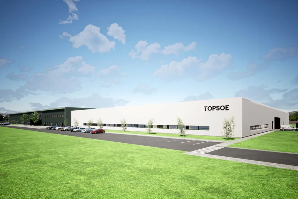 Ammonia production: Topsoe’s SOEC electrolyser factory in Herning, Denmark.