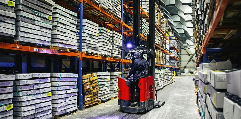 Lineage Logistics is seeing storage hubs fill up in major coastal US cities.