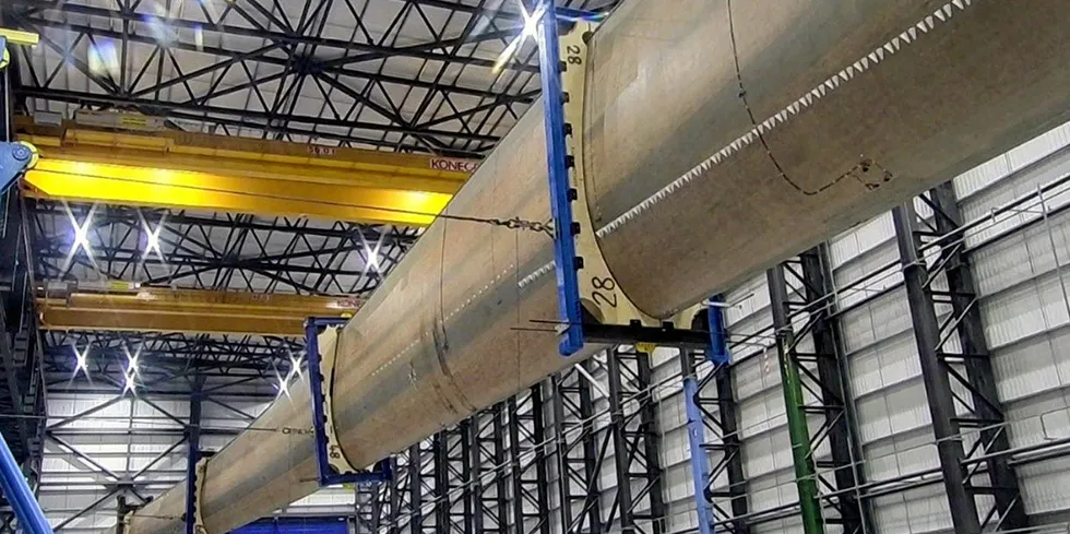 LM Windpower's 107-metre-long blade design for GE's Haliade-X offshore wind turbine