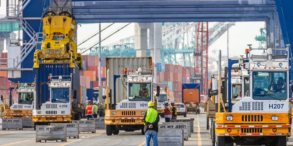 Los Angeles, one of the worst hit for delays, has seen a significant opening up of space to get ships into the port.