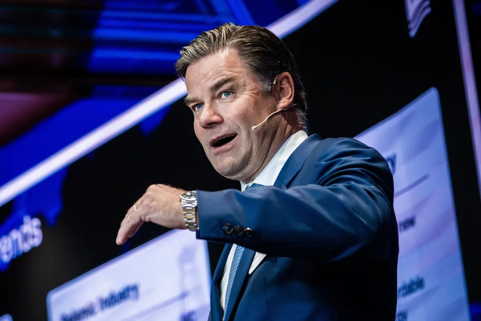 TGS chief executive officer Kristian Johansen.