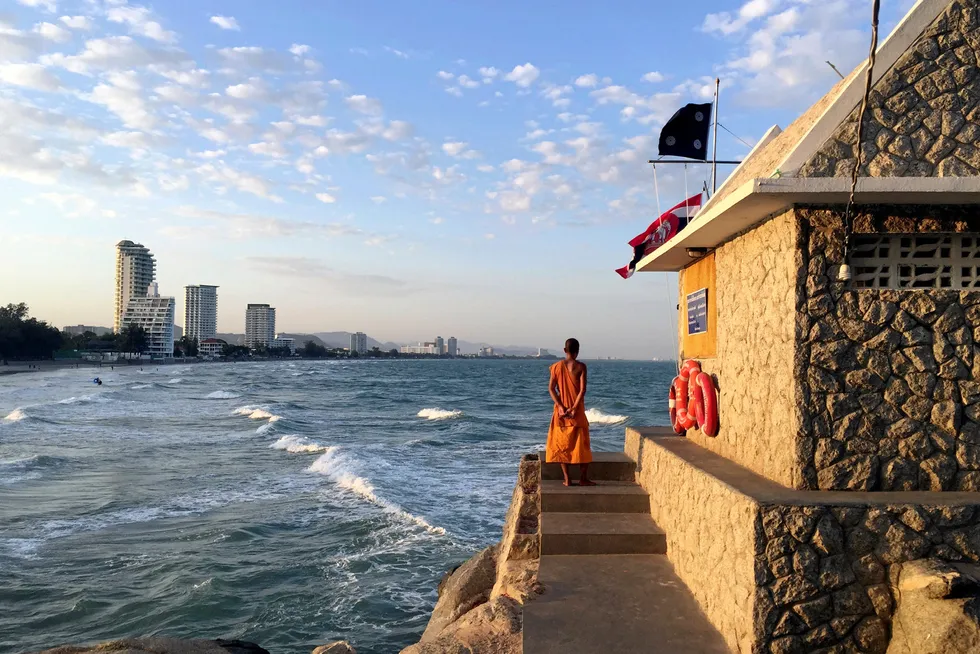 Offshore scenery: in the Thai resort town of Hua Hin, south of the capital Bangkok