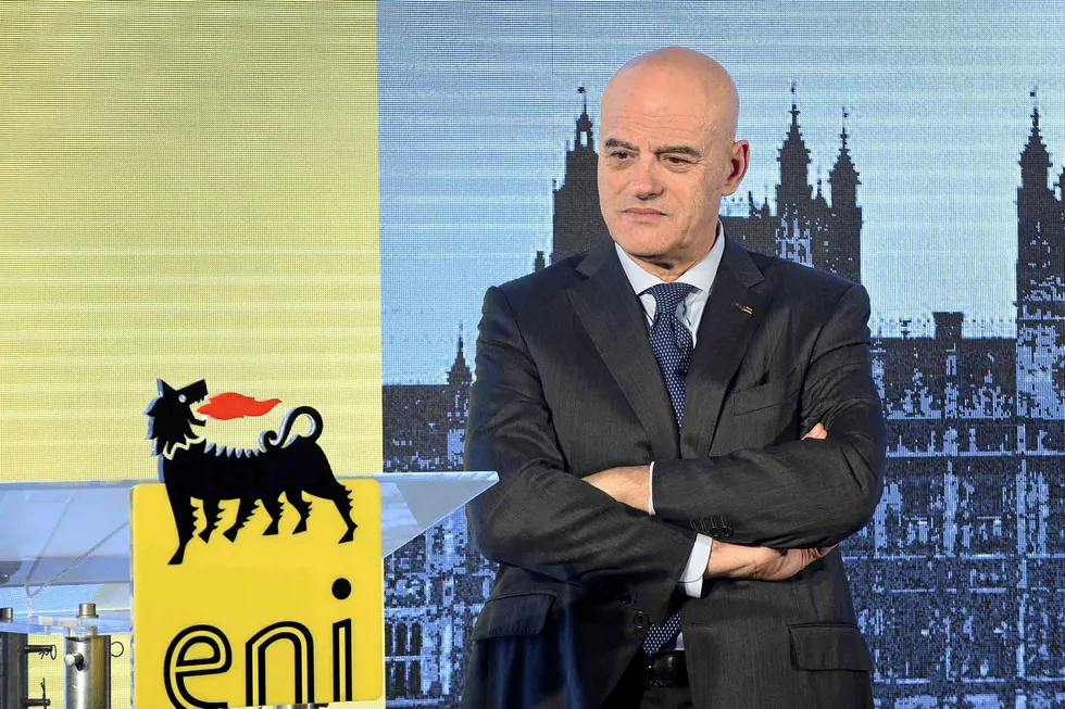 Outlook: Eni chief executive Claudio Descalzi