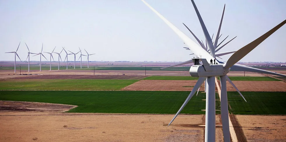Vestas turbines in Texas.