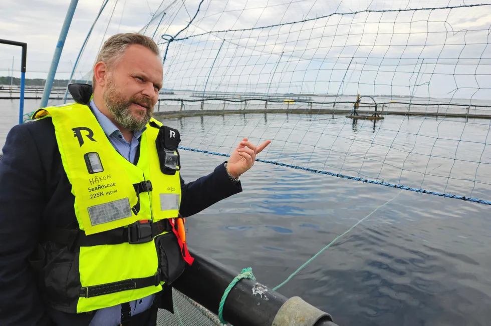 Helge Kvalvik is CEO at Norwegian salmon farmer Masoval.