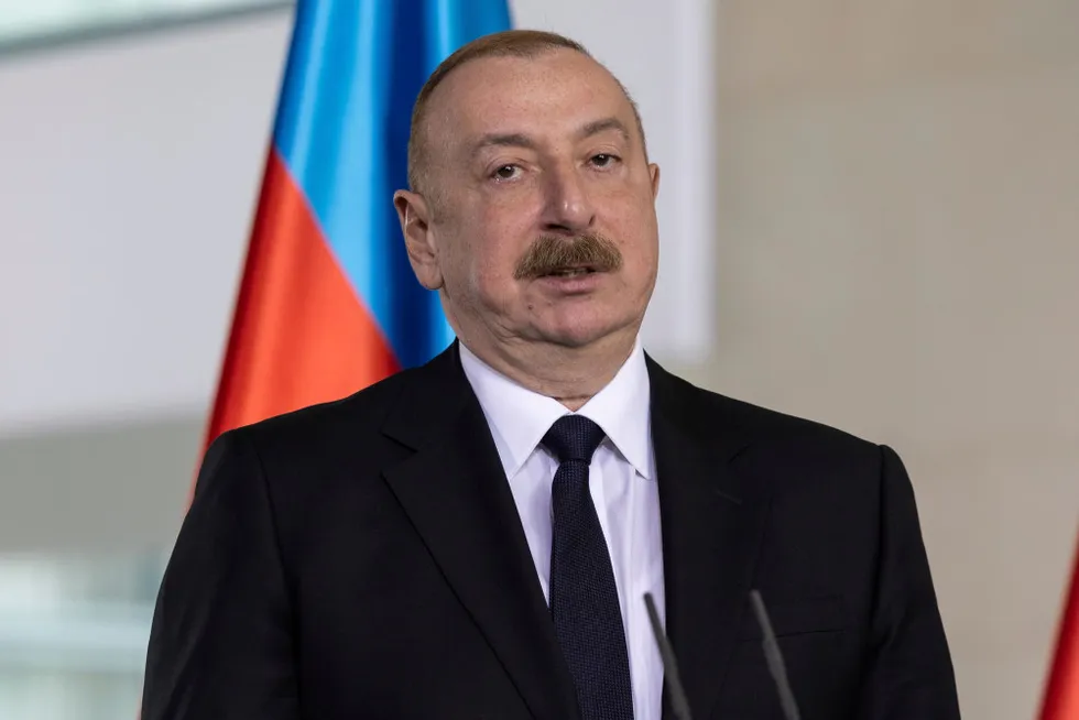 Reality check: Azerbaijan President Ilham Aliyev.