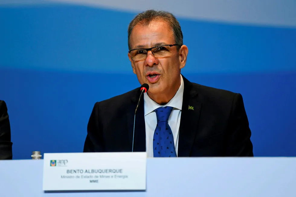 Unique and complex round: Brazil Mines & Energy Minister Bento Albuquerque