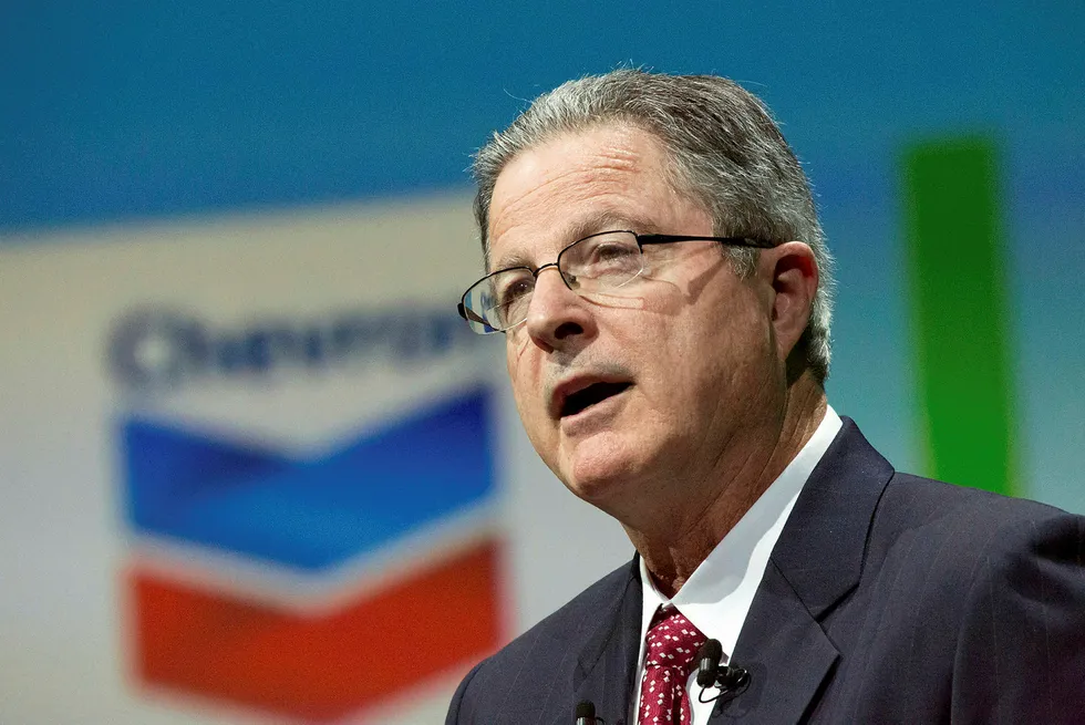 Eye on cash flow: Chevron CEO Watson