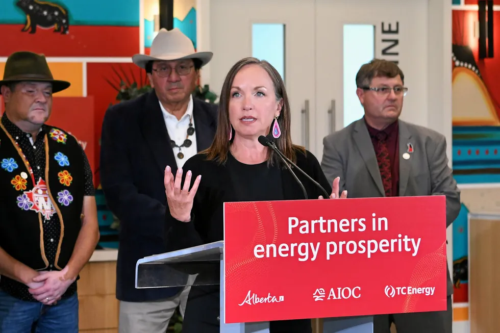 Chana Martineau, chief executive of the Alberta Indigenous Opportunities Corporation.