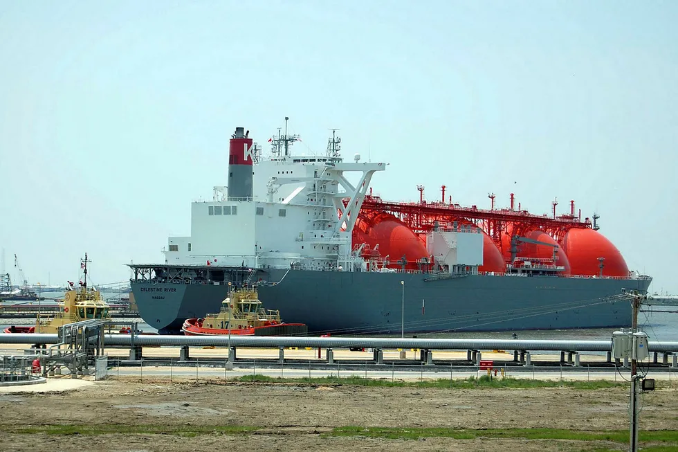 Already operational: Cheniere Energy's Sabine LNG project at Cameron Parish