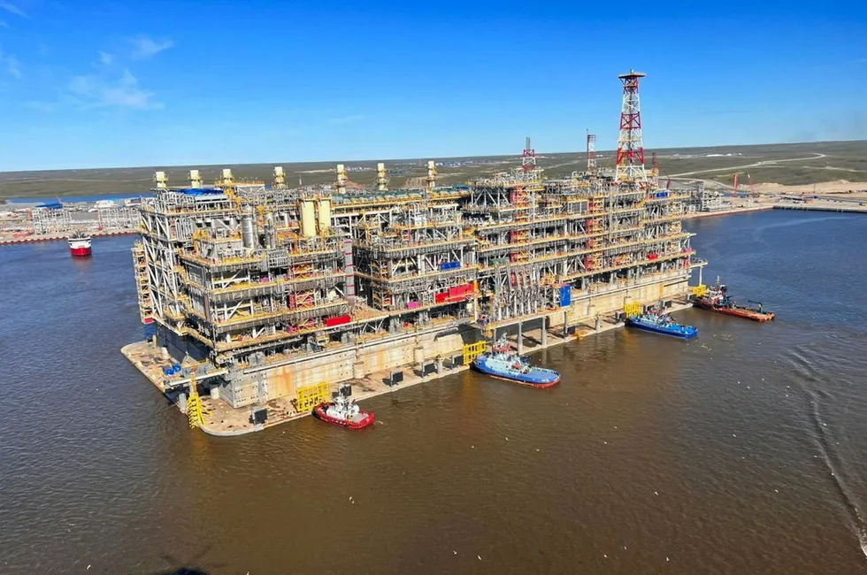 Modules being shipped to Russia’s Gydan Peninsula in West Siberia for the Arctic LNG 2 project.
