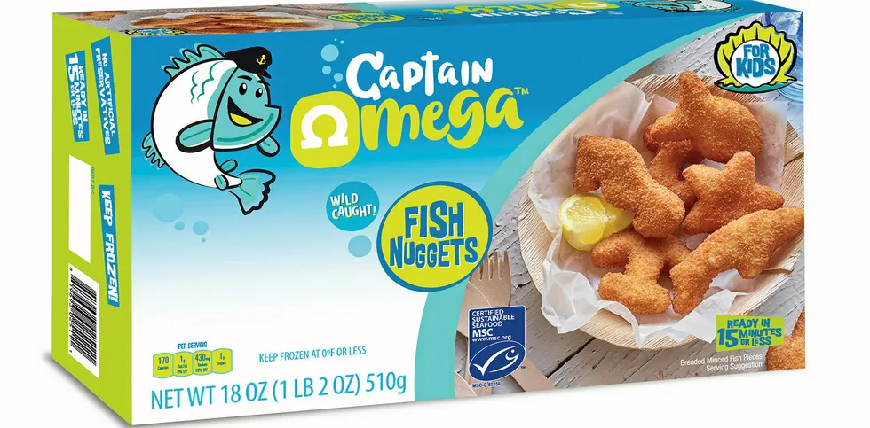 Captain Omega is Mowi's new frozen line being sold to US consumers.