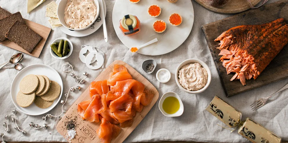 Huon's Premium smoked salmon range.