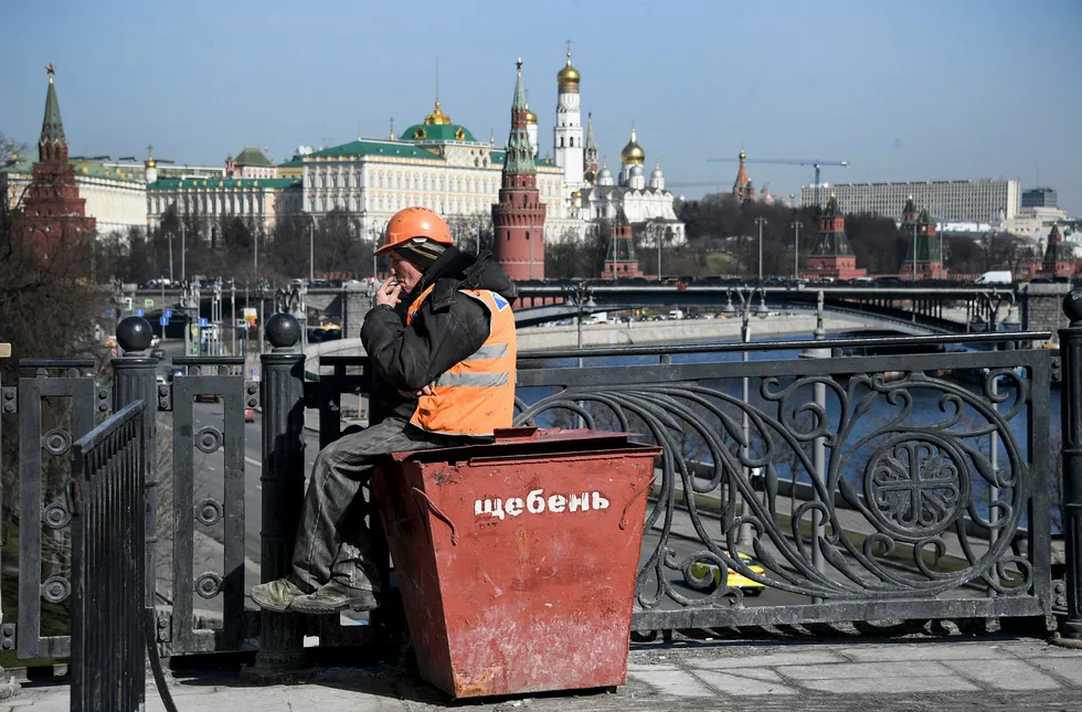 Relaxed: The Kremlin sees no need for a joint action by oil producers until they see Covid-19 impact receding and global demand starting to recover