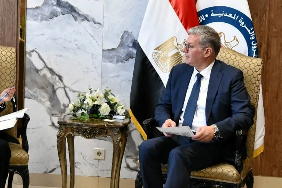 Karim Badawi, Egypt’s Minister of Petroleum.