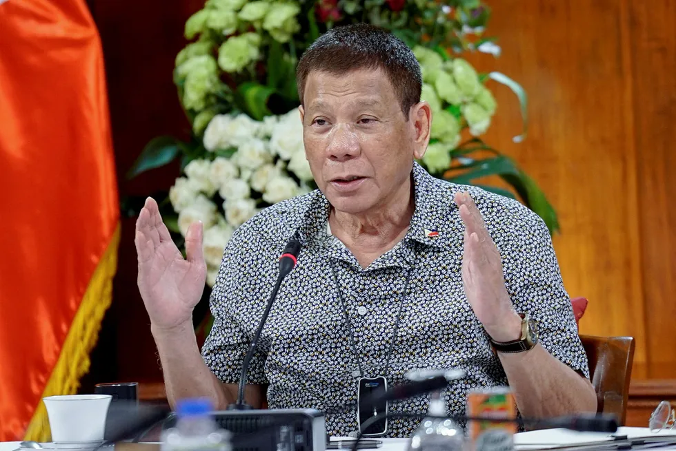 Executive order: Philippines President Rodrigo Duterte