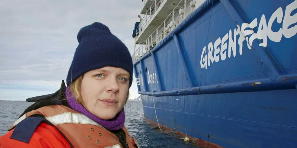 Frida Bengtsson - Project Lead Greenpeace Protect the Ocean campaign.