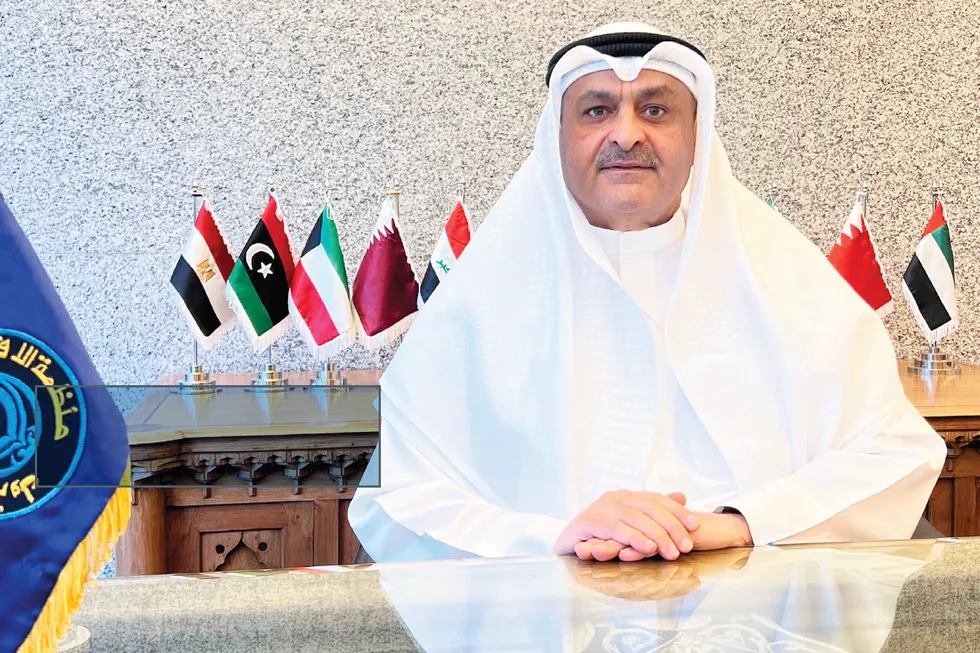 OAPEC secretary general Jamal Issa Al-Loughani.