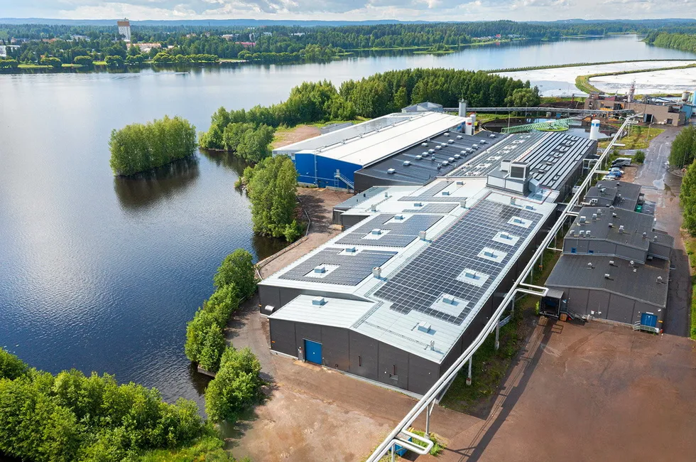 Finnforel's Finnish land-based trout farm.