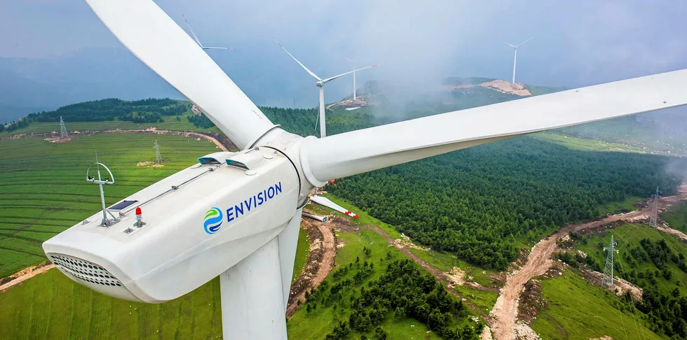 Envision will supply turbines to the project.