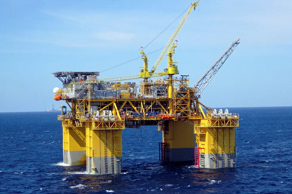 Thunder Hawk: semi-subermsible production platform operated by Fieldwood