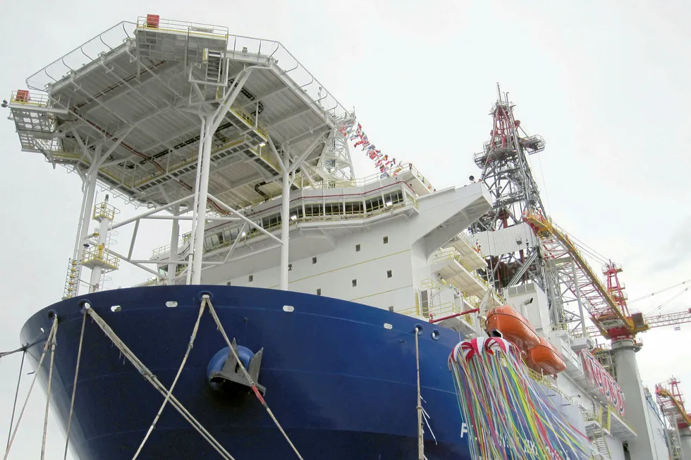 On offer: the drillship Platinum Explore