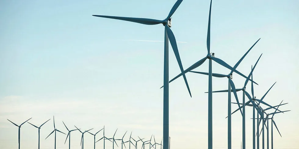 Vestas turbines in Texas.