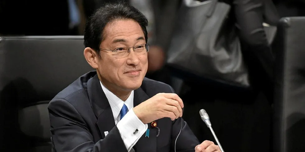 Japan's Prime Minister Fumio Kishida.