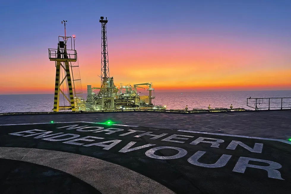 Decommissioning gig: the Northern Endeavour FPSO was left stranded offshore Australia
