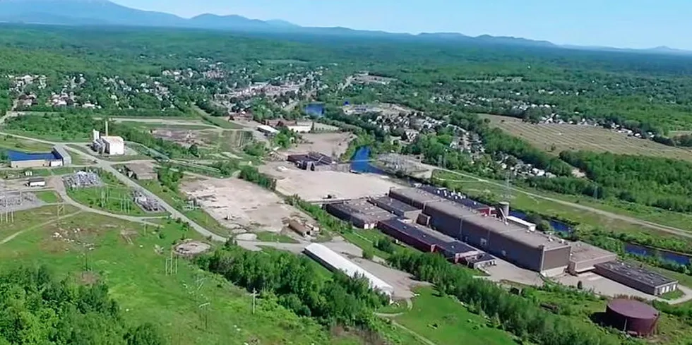 Our Katahdin owns former Great Northern Paper Mill site, home to AquaBanq's future RAS salmon project. AquaBanq has delayed construction on the site, citing market concerns.