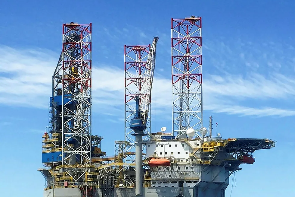 Dry well: Roc South-1 was drilled using the jack-up Noble Tom Prosser