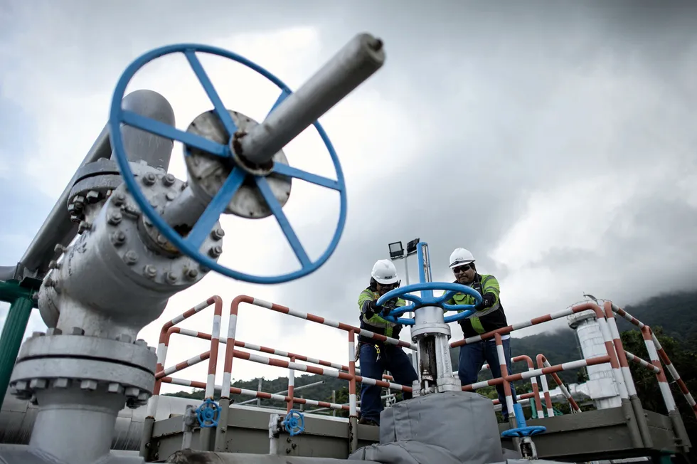 Alternative energy: the Maibarara geothermal plant in Batangas, the Philippines