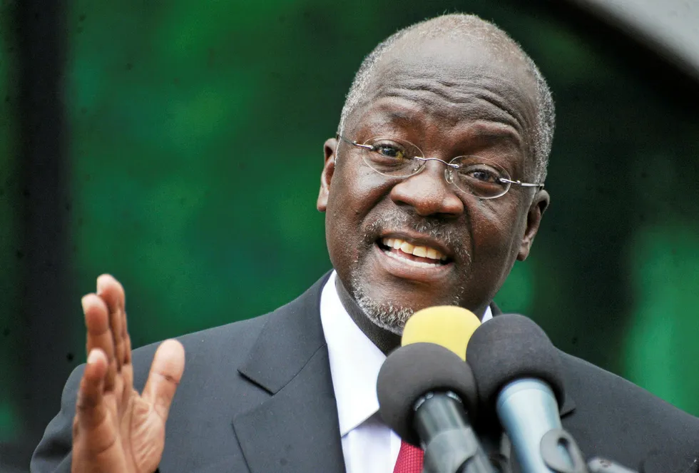 Frontrunner: current Tanzania President John Magufuli