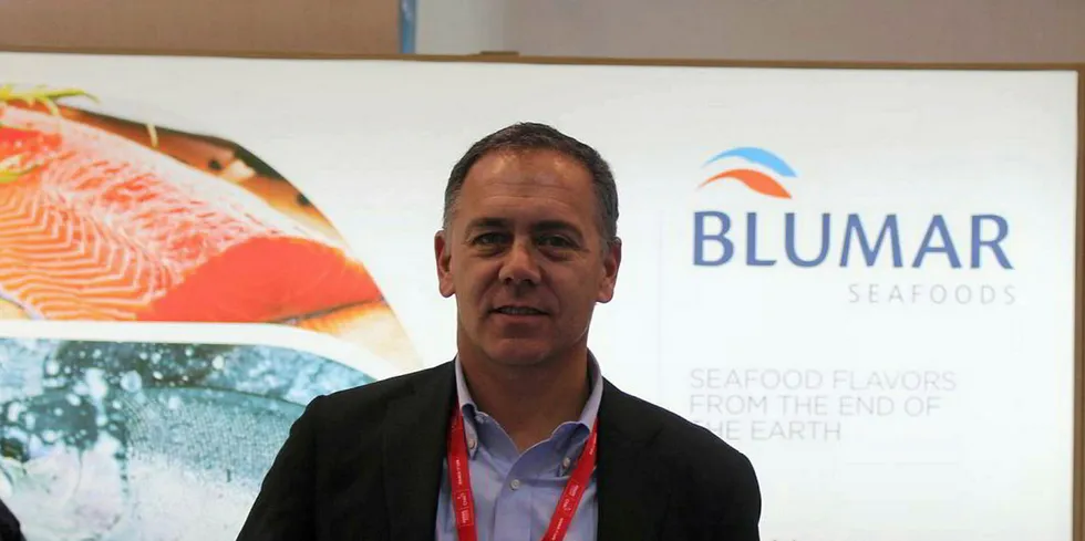 Daniel Montoya, Sales and Marketing Director for Chilean farmed salmon producer Blumar.