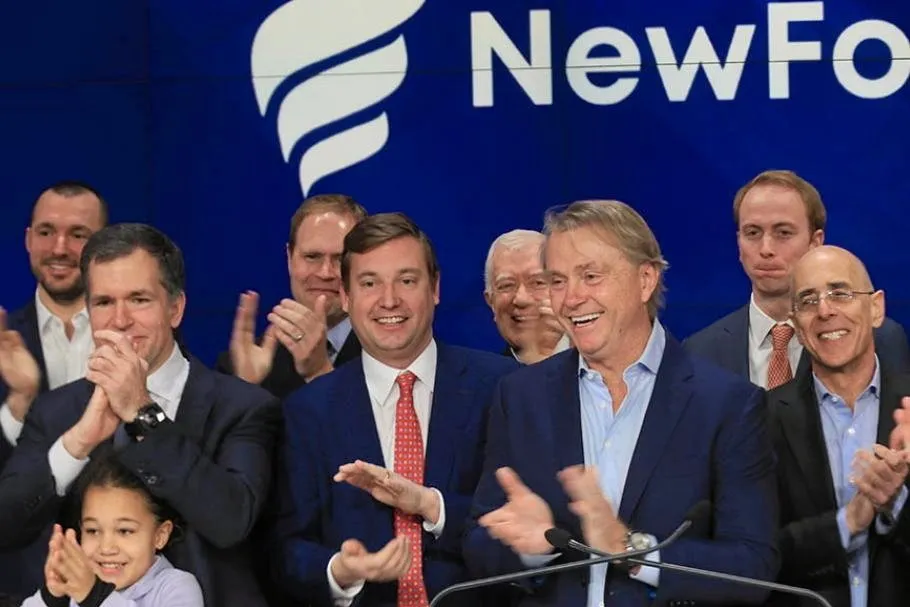 New Fortress Energy chief executive Wes Edens at the New York Stock Exchange in 2019.
