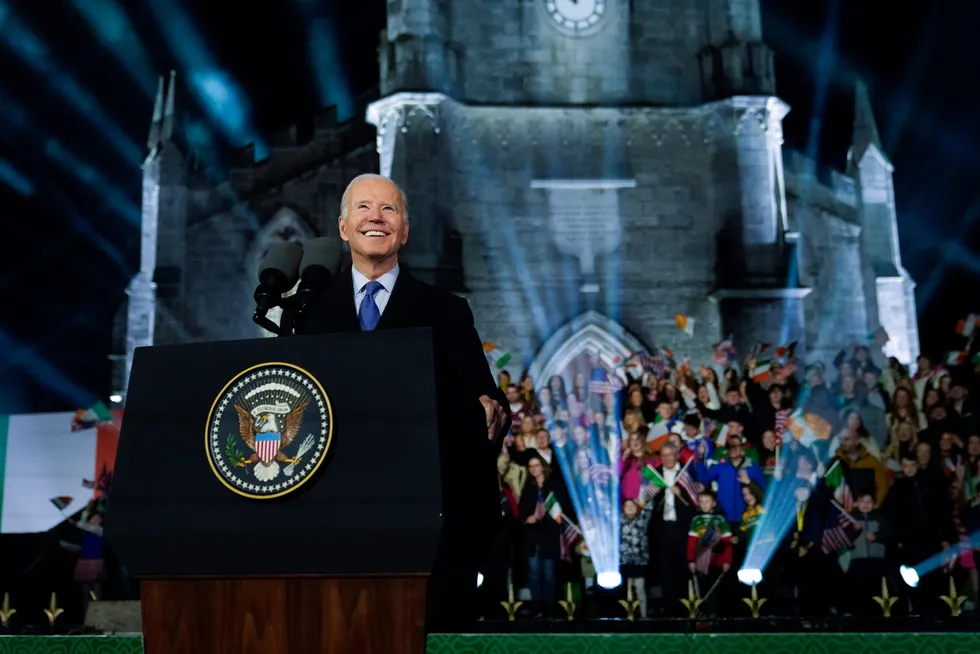 ‘Hypocrisy’: US President Joe Biden’s government has given the green light to major LNG projects.
