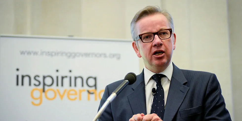 UK Member of Parliament, Michael Gove.