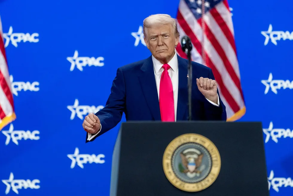 US President Donald Trump